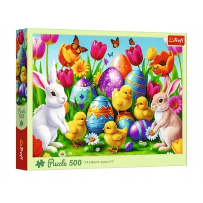 Trefl Puzzle 500 el. Wielkanocna łąka