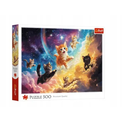PUZZLE 500 KOSMICZNE KOTKI 37557 TREFL