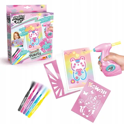 Projekt Art - Plakaty kawaii -Kreatywny zestaw z elektronicznym aerografem