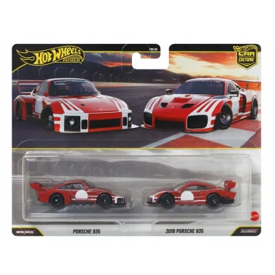 Samochód osobowy Hot Wheels czerwony 1:64 2-pak