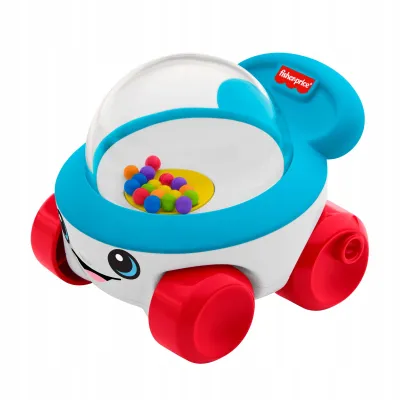 Fisher-Price Pojazd Podskakujące kuleczki Zabawka dla niemowląt 6m+ JKD57