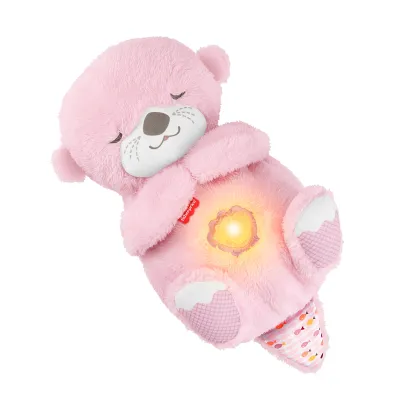 Przytulanka Fisher-Price różowa z dźwiękiem i światłem 33,5 cm