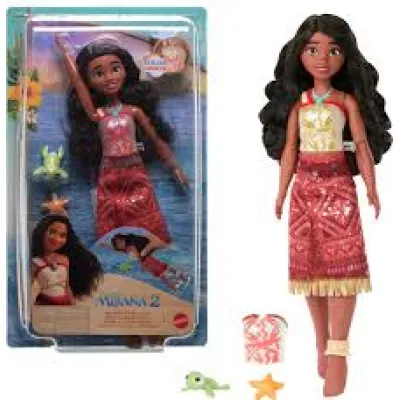 Disney Moana 2 Vaiana 2 Lalka Vaiana Swimming Tautai - JFF08