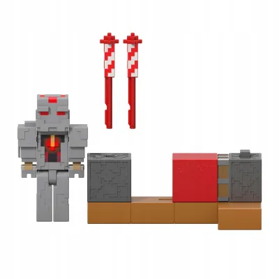 Minecraft Wyrzutnia fajerwerków + figurka Zestaw Zabawka 6+ JKK10