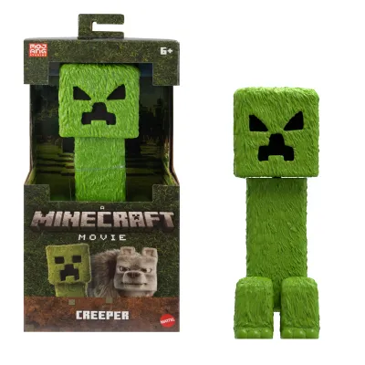 Minecraft Movie duży Creeper figurka zabawka filmowa JFR66