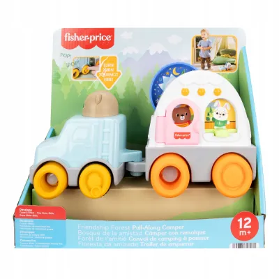 Fisher-Price Leśni Przyjaciele Kamper Zabawka auto dla dzieci 1+ JKD52