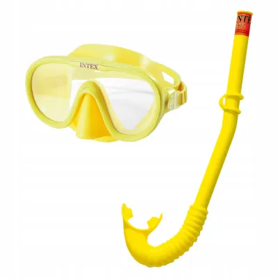 Zestaw do nurkowania Intex Adventure Set żołty 8+