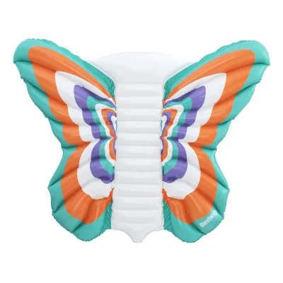 Bestway Materac plażowy dmuchany - duży leżak wodny MOTYL 193x176cm 43963