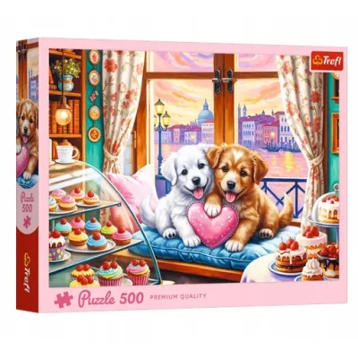 Trefl Puzzle 500 el Szczenięca miłość 