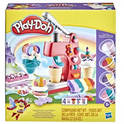 ZESTAW CIASTOLINY MAGICZNA LODZIARNIA UNICORN F3614-4 PLAY DOH
