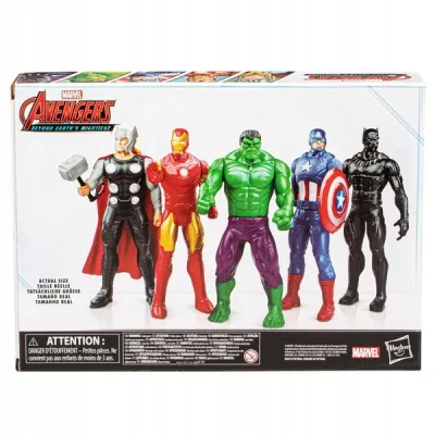 Zestaw 5 Figurek Marvel Avengers Ultimate Pack Thor Iron Man Hulk