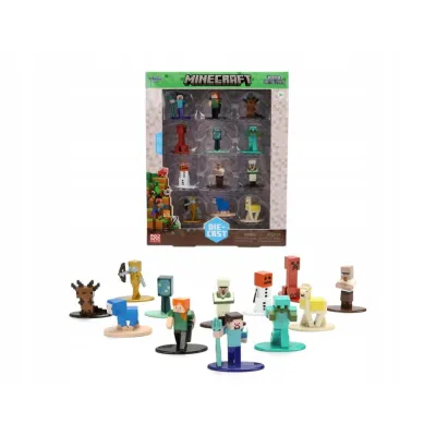 Figurki Jada Minecraft metalowe 12 szt.
