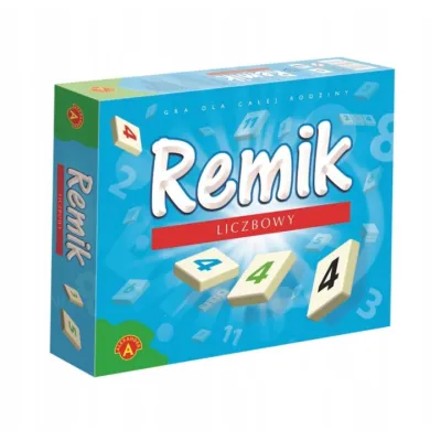 Gra planszowa Remik liczbowy Alexander Gra planszowa Remik liczbowy Alexander