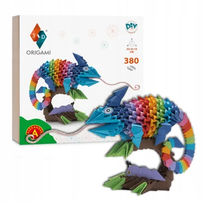 Figurka 3D Alexander papierowa Kameleon 380 el. poziom trudności 6/12