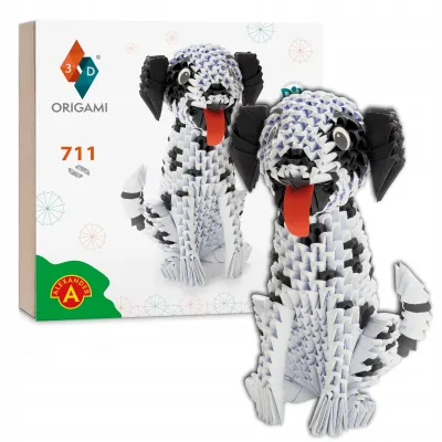ORIGAMI 3D - Alexander - Dalmatyńczyk - Dalmatian - 711 el zestaw kreatywny