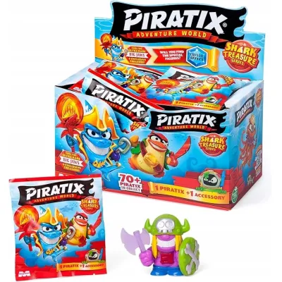 MagicBox - Piratix Seria 2 Shark Treasure - saszetka z losową figurką