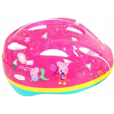 Kask Kubbinga Świnka Pepppa różowy PEP098