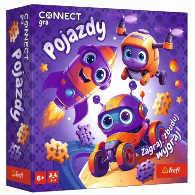 Trefl Gra Connect Pojazdy Trefl Gra Connect Pojazdy