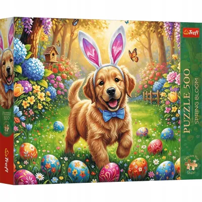 Trefl Puzzle 500 el Prem Plus Wielkanocny piesek