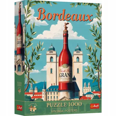 Trefl Puzzle 1000 el Prem Plus Vintage Poster Bordeaux Trefl Puzzle 1000 el Prem Plus Vintage Poster Bordeaux