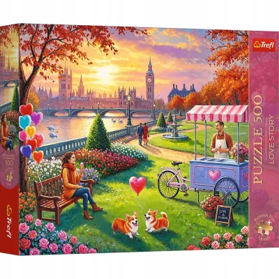 Trefl Puzzle 500 el Prem Plus Love Story Romantyczny Londyn 