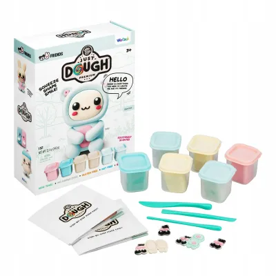 WECOOL JUST DOUGH PREMIUM zestaw Bear, masa plastyczna, wysoka jakość WECOOL JUST DOUGH PREMIUM zestaw Bear, masa plastyczna, wysoka jakość