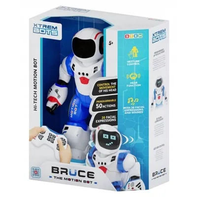 Robot zdalnie sterowany XTREM BOTS Bruce The Motion Bot Robot RC XT3803503 Robot zdalnie sterowany XTREM BOTS Bruce The Motion Bot Robot RC XT3803503