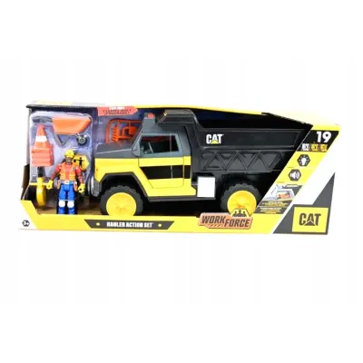 CAT ciężarówka 34cm św/dźw+figurka 83458 CAT ciężarówka 34cm św/dźw+figurka 83458