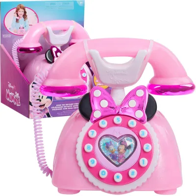 Telefon Just Play Disney Junior Minnie Mouse Ring Me Rotary Phone