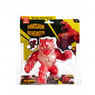 Figurka Behemot Czerwony Tyranozaur Antystresowa Z Miękkim Tłowiem Figurka Behemot Czerwony Tyranozaur Antystresowa Z Miękkim Tłowiem