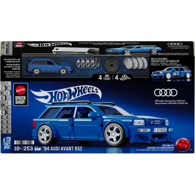 Mattel Brick Shop klocki Hot Wheels Speed Series Audi Avant RS2 1994 JGR28 Mattel Brick Shop klocki Hot Wheels Speed Series Audi Avant RS2 1994 JGR28