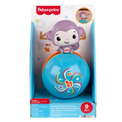Fisher-Price Fioletowa Małpka Piłeczka do raczkowania Fisher-Price Fioletowa Małpka Piłeczka do raczkowania
