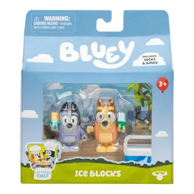 Zestaw figurek Moose Toys Bluey Ice Blocks 2 szt. Zestaw figurek Moose Toys Bluey Ice Blocks 2 szt.