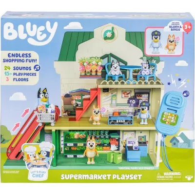 Zestaw Moose Toys Bluey Supermarket Playset Zestaw Moose Toys Bluey Supermarket Playset