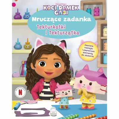 KOCI DOMEK GABI mruczące zadanka kolorowanka KOCI DOMEK GABI mruczące zadanka kolorowanka