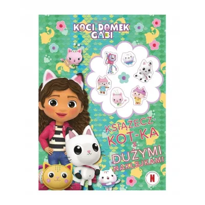 Koci Domek Gabi Książecz-kot-ka z dużymi naklejkami trefl Koci Domek Gabi Książecz-kot-ka z dużymi naklejkami trefl