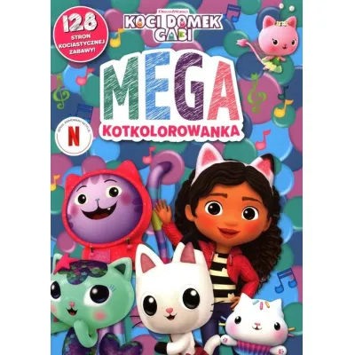 Koci domek Gabi mega kotkolorowanka Koci domek Gabi mega kotkolorowanka