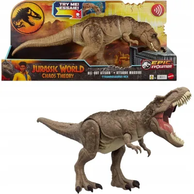 Figurka Mattel Jurassic World Chaos Theory All-Out Attack Tyrannosaurus Rex Figurka Mattel Jurassic World Chaos Theory All-Out Attack Tyrannosaurus Rex