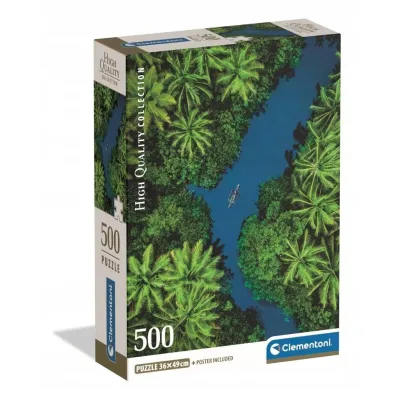 Clementoni Puzzle 500 el Compact Tropical Aerial View Clementoni Puzzle 500 el Compact Tropical Aerial View