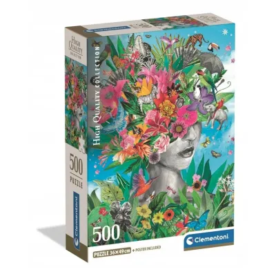 CLE puzzle 500 Compact Head in the Jungle 35600 CLE puzzle 500 Compact Head in the Jungle 35600