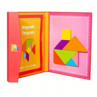 Klocki magnetyczne NORIMPEX Tangram magnetyczny 80 Klocki magnetyczne NORIMPEX Tangram magnetyczny 80