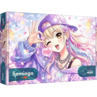 Trefl Puzzle 400 el. Flamingo Pastelowy urok Trefl Puzzle 400 el. Flamingo Pastelowy urok