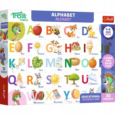 Trefl Puzzle  Edukacyjne 30 el. Alfabet