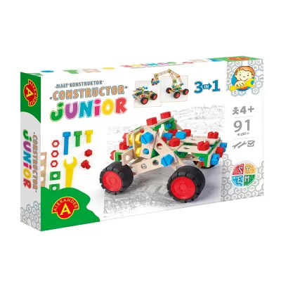 Alexander Mały Konstruktor Junior 3w1 Samochód Terenowy Alexander Mały Konstruktor Junior 3w1 Samochód Terenowy