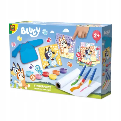 Ses Creative Bluey Mega zestaw do malowania palcami Ses Creative Bluey Mega zestaw do malowania palcami