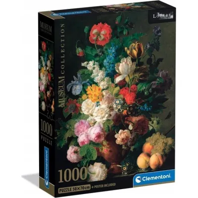 Clementoni Puzzle  1000 elementów Muzeum Wazon z Kwiatami