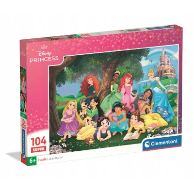Clementoni Puzzle Super 104 el. Princess Clementoni Puzzle Super 104 el. Princess