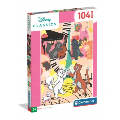 Clementoni Puzzle 104 el. Aristocats Clementoni Puzzle 104 el. Aristocats
