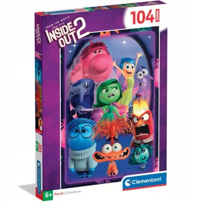 Clementoni Puzzle 104 el. Super Inside Out 2 (W głowie się nie mieści 2) Clementoni Puzzle 104 el. Super Inside Out 2 (W głowie się nie mieści 2)