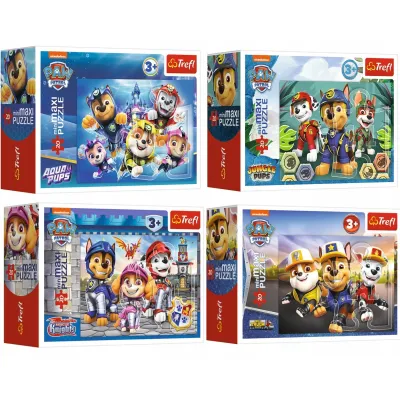 Trefl Puzzle mini MAXI 20 el Wesołe pieski Psi Patrol